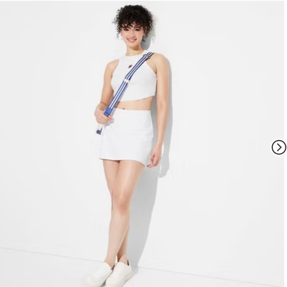 White Tennis Skirt - Picture 2 of 6